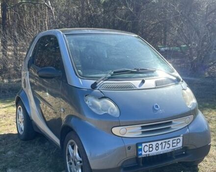 Сірий Смарт Fortwo, об'ємом двигуна 0.6 л та пробігом 212 тис. км за 2500 $, фото 1 на Automoto.ua