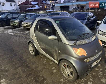 Сірий Смарт Fortwo, об'ємом двигуна 0.7 л та пробігом 122 тис. км за 3900 $, фото 1 на Automoto.ua