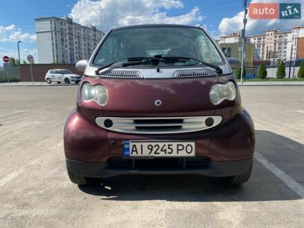 Сірий Смарт Fortwo, об'ємом двигуна 0.8 л та пробігом 246 тис. км за 4100 $, фото 1 на Automoto.ua