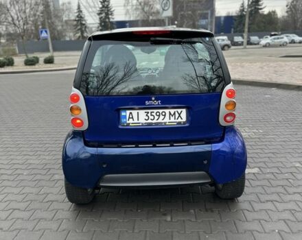 Синий Смарт Форту, объемом двигателя 0.6 л и пробегом 279 тыс. км за 2150 $, фото 4 на Automoto.ua