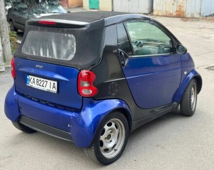 Смарт Fortwo 2002 у Києві на Automoto.ua Синій Смарт Fortwo, об'ємом двигуна 0.6 л та пробігом 125 тис. км за 1650 $, фото 5 на Automoto.ua