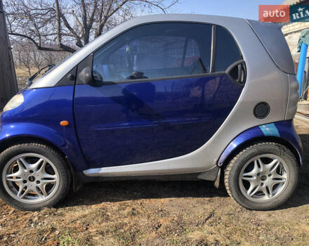 Синій Смарт Fortwo, об'ємом двигуна 0.8 л та пробігом 341 тис. км за 3500 $, фото 4 на Automoto.ua