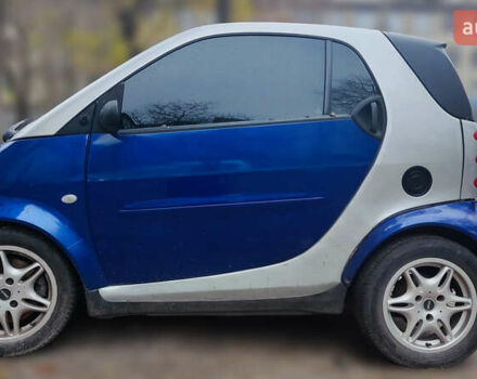 Синій Смарт Fortwo, об'ємом двигуна 0.6 л та пробігом 204 тис. км за 3900 $, фото 2 на Automoto.ua