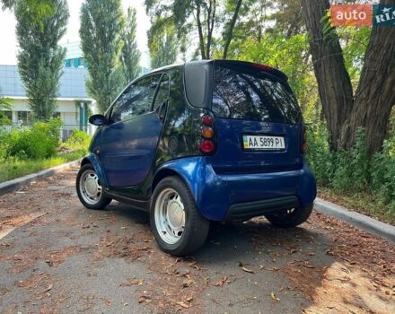 Синій Смарт Fortwo, об'ємом двигуна 0.8 л та пробігом 291 тис. км за 2200 $, фото 3 на Automoto.ua