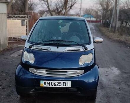 Синий Смарт Форту, объемом двигателя 0.6 л и пробегом 229 тыс. км за 3200 $, фото 3 на Automoto.ua