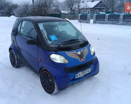 Синий Смарт Форту, объемом двигателя 0.6 л и пробегом 133 тыс. км за 2200 $, фото 1 на Automoto.ua