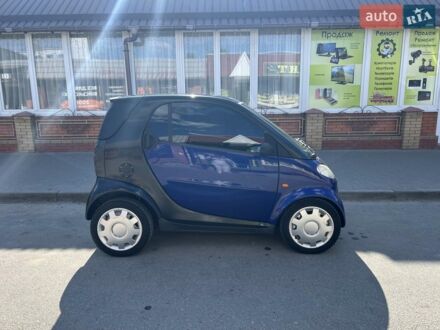 Синій Смарт Fortwo, об'ємом двигуна 0.6 л та пробігом 241 тис. км за 2200 $, фото 1 на Automoto.ua