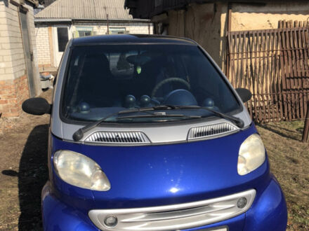 Синій Смарт Fortwo, об'ємом двигуна 0.8 л та пробігом 341 тис. км за 3200 $, фото 1 на Automoto.ua