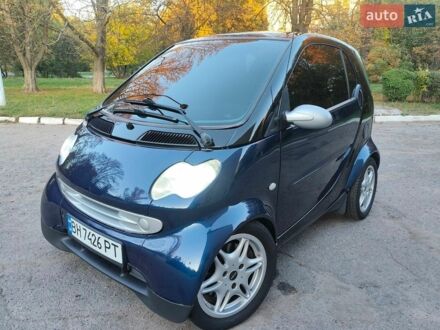 Синій Смарт Fortwo, об'ємом двигуна 0.8 л та пробігом 206 тис. км за 5000 $, фото 1 на Automoto.ua