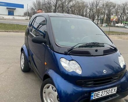 Синій Смарт Fortwo, об'ємом двигуна 0.7 л та пробігом 156 тис. км за 4300 $, фото 1 на Automoto.ua