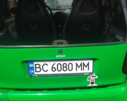 Зелений Смарт Fortwo, об'ємом двигуна 0.7 л та пробігом 190 тис. км за 2299 $, фото 4 на Automoto.ua