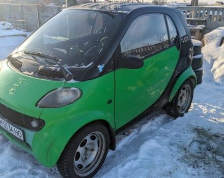 Зелений Смарт Fortwo, об'ємом двигуна 0.6 л та пробігом 169 тис. км за 3200 $, фото 1 на Automoto.ua