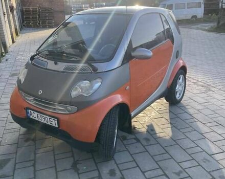 Помаранчевий Смарт Fortwo, об'ємом двигуна 0.7 л та пробігом 220 тис. км за 2700 $, фото 1 на Automoto.ua
