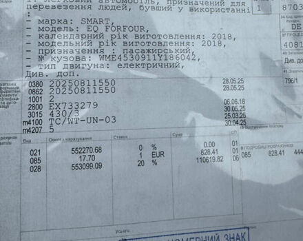 Серый Смарт EQ Forfour, объемом двигателя 0 л и пробегом 51 тыс. км за 7999 $, фото 16 на Automoto.ua