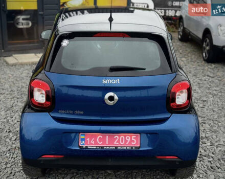 Синий Смарт EQ Forfour, объемом двигателя 0 л и пробегом 55 тыс. км за 7999 $, фото 17 на Automoto.ua