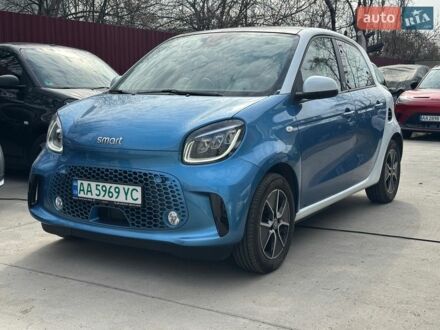 Синий Смарт EQ Forfour, объемом двигателя 0 л и пробегом 44 тыс. км за 11999 $, фото 1 на Automoto.ua