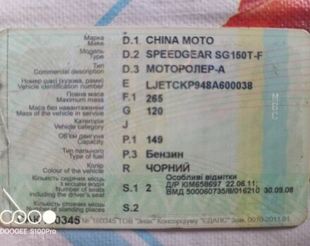 Спід Гір Інша, об'ємом двигуна 0.15 л та пробігом 0 тис. км за 10000 $, фото 2 на Automoto.ua