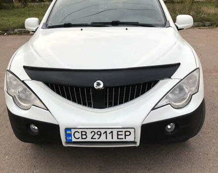 Белый Cанг Йонг Актион, объемом двигателя 2 л и пробегом 214 тыс. км за 6700 $, фото 5 на Automoto.ua