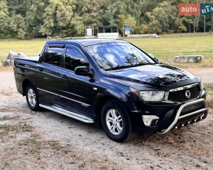 Черный Cанг Йонг Актион, объемом двигателя 2 л и пробегом 240 тыс. км за 8700 $, фото 5 на Automoto.ua