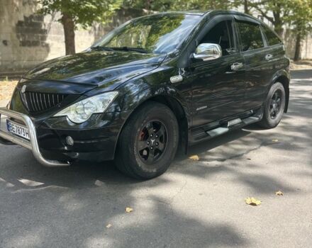 Черный Cанг Йонг Актион, объемом двигателя 2 л и пробегом 266 тыс. км за 7500 $, фото 1 на Automoto.ua