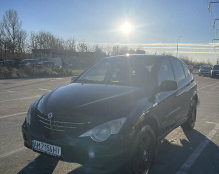 Черный Cанг Йонг Актион, объемом двигателя 2.3 л и пробегом 223 тыс. км за 5500 $, фото 2 на Automoto.ua