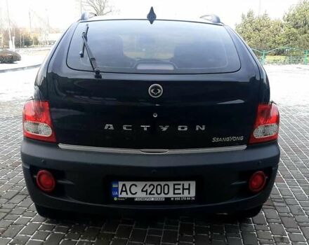 Чорний Cанг Йонг Actyon, об'ємом двигуна 2.3 л та пробігом 88 тис. км за 10500 $, фото 5 на Automoto.ua