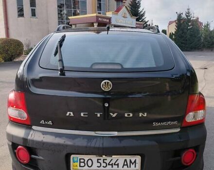 Чорний Cанг Йонг Actyon, об'ємом двигуна 2 л та пробігом 221 тис. км за 5800 $, фото 8 на Automoto.ua
