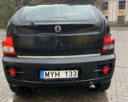 Чорний Cанг Йонг Actyon, об'ємом двигуна 2 л та пробігом 200 тис. км за 2600 $, фото 4 на Automoto.ua