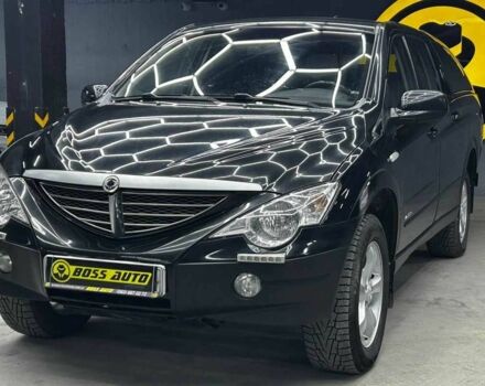 Чорний Cанг Йонг Actyon, об'ємом двигуна 2 л та пробігом 142 тис. км за 9000 $, фото 2 на Automoto.ua