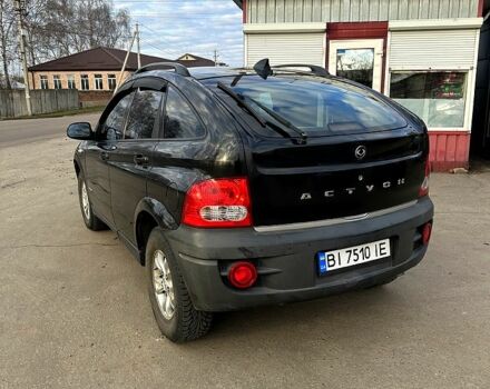 Черный Cанг Йонг Актион, объемом двигателя 2 л и пробегом 169 тыс. км за 6000 $, фото 1 на Automoto.ua