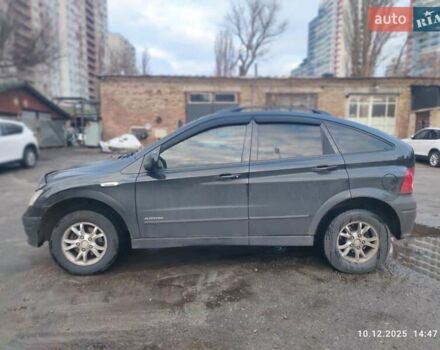 Черный Cанг Йонг Актион, объемом двигателя 2 л и пробегом 281 тыс. км за 4710 $, фото 1 на Automoto.ua