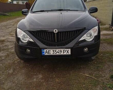 Cанг Йонг Актион 2010 в Новомосковске на Automoto.ua Черный Cанг Йонг Актион, объемом двигателя 2 л и пробегом 168 тыс. км за 7000 $, фото 6 на Automoto.ua