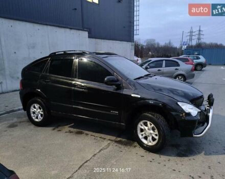 Черный Cанг Йонг Актион, объемом двигателя 2.3 л и пробегом 180 тыс. км за 4500 $, фото 1 на Automoto.ua