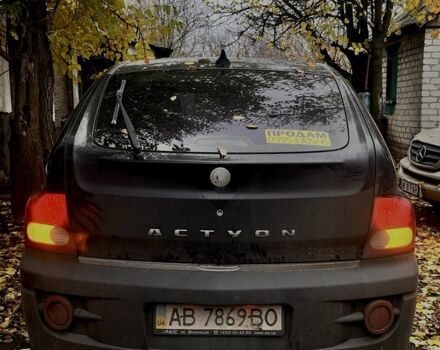 Cанг Йонг Actyon 2012 у Краматорске на Automoto.ua Чорний Cанг Йонг Actyon, об'ємом двигуна 2 л та пробігом 209 тис. км за 4519 $, фото 1 на Automoto.ua