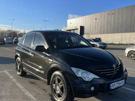 Черный Cанг Йонг Актион, объемом двигателя 2.3 л и пробегом 223 тыс. км за 5500 $, фото 1 на Automoto.ua