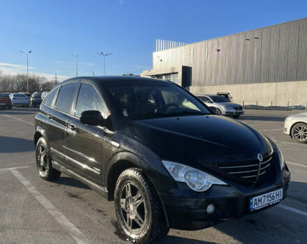 Черный Cанг Йонг Актион, объемом двигателя 2.3 л и пробегом 223 тыс. км за 5500 $, фото 1 на Automoto.ua