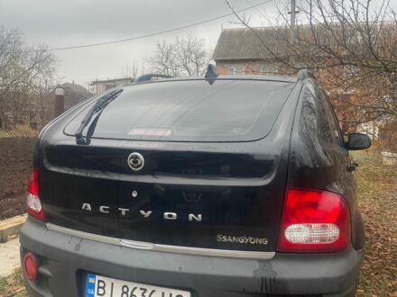 Cанг Йонг Actyon 2009 у Полтаві на Automoto.ua Чорний Cанг Йонг Actyon, об'ємом двигуна 2.3 л та пробігом 150 тис. км за 5900 $, фото 1 на Automoto.ua