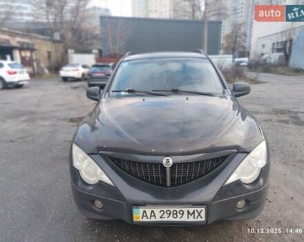 Черный Cанг Йонг Актион, объемом двигателя 2 л и пробегом 281 тыс. км за 4710 $, фото 1 на Automoto.ua