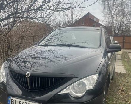 Черный Cанг Йонг Актион, объемом двигателя 2 л и пробегом 150 тыс. км за 5900 $, фото 1 на Automoto.ua