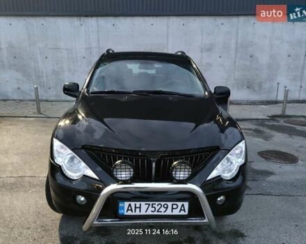 Чорний Cанг Йонг Actyon, об'ємом двигуна 2.3 л та пробігом 180 тис. км за 4500 $, фото 1 на Automoto.ua