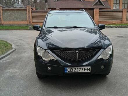 Черный Cанг Йонг Актион, объемом двигателя 2 л и пробегом 200 тыс. км за 5500 $, фото 1 на Automoto.ua