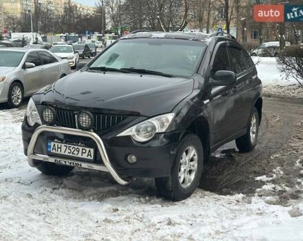 Черный Cанг Йонг Актион, объемом двигателя 2.3 л и пробегом 190 тыс. км за 4500 $, фото 1 на Automoto.ua