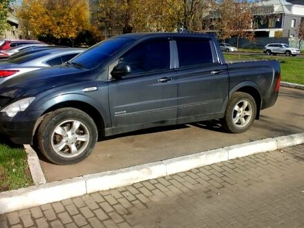 Чорний Cанг Йонг Actyon, об'ємом двигуна 2 л та пробігом 140 тис. км за 7800 $, фото 1 на Automoto.ua