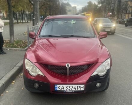 Красный Cанг Йонг Актион, объемом двигателя 2 л и пробегом 191 тыс. км за 5500 $, фото 1 на Automoto.ua