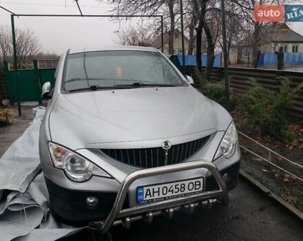 Серый Cанг Йонг Актион, объемом двигателя 2.3 л и пробегом 72 тыс. км за 6500 $, фото 1 на Automoto.ua