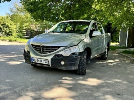 Cанг Йонг Актион 2008 в Днепре (Днепропетровске) на Automoto.ua Серый Cанг Йонг Актион, объемом двигателя 2 л и пробегом 160 тыс. км за 5200 $, фото 1 на Automoto.ua