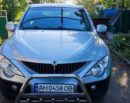 Серый Cанг Йонг Актион, объемом двигателя 2.3 л и пробегом 72 тыс. км за 6500 $, фото 1 на Automoto.ua