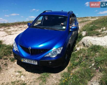 Синий Cанг Йонг Актион, объемом двигателя 2 л и пробегом 130 тыс. км за 7000 $, фото 1 на Automoto.ua