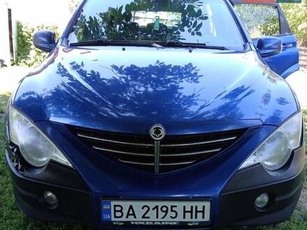 Синий Cанг Йонг Актион, объемом двигателя 2.3 л и пробегом 365 тыс. км за 6000 $, фото 1 на Automoto.ua