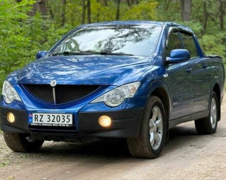 Синий Cанг Йонг Актион, объемом двигателя 2 л и пробегом 193 тыс. км за 5450 $, фото 1 на Automoto.ua